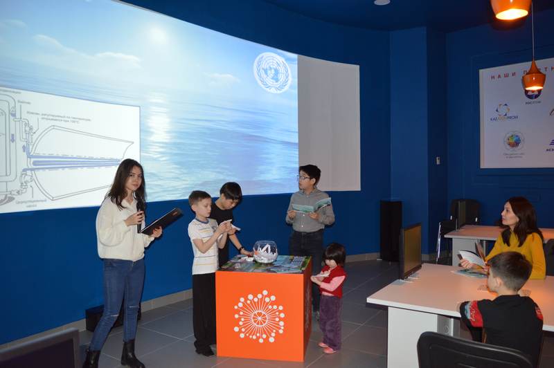 Фото к Международный день воды: ИЦАЭ Астаны провел открытые уроки для казахстанских школьников и студентов